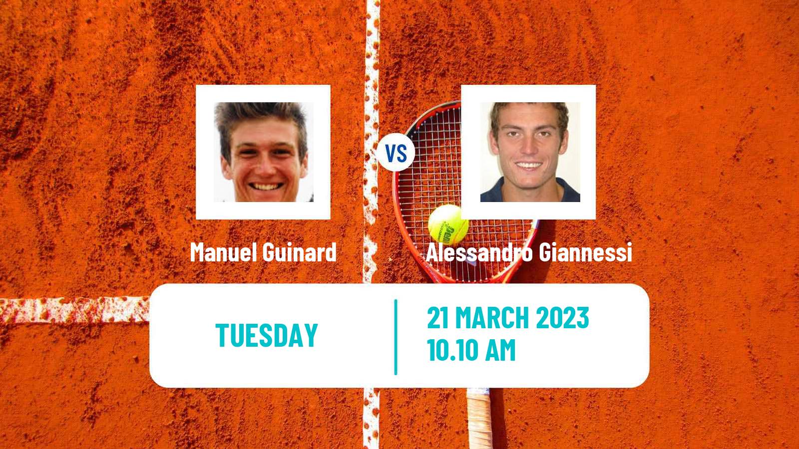 Tennis ATP Challenger Manuel Guinard - Alessandro Giannessi