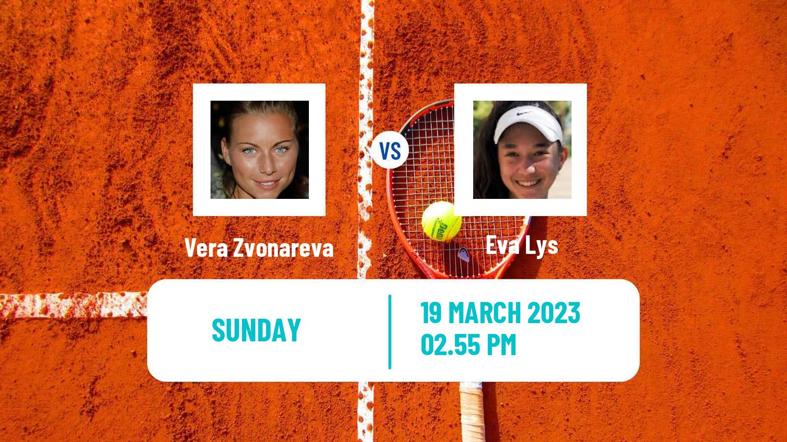Tennis WTA Miami Vera Zvonareva - Eva Lys