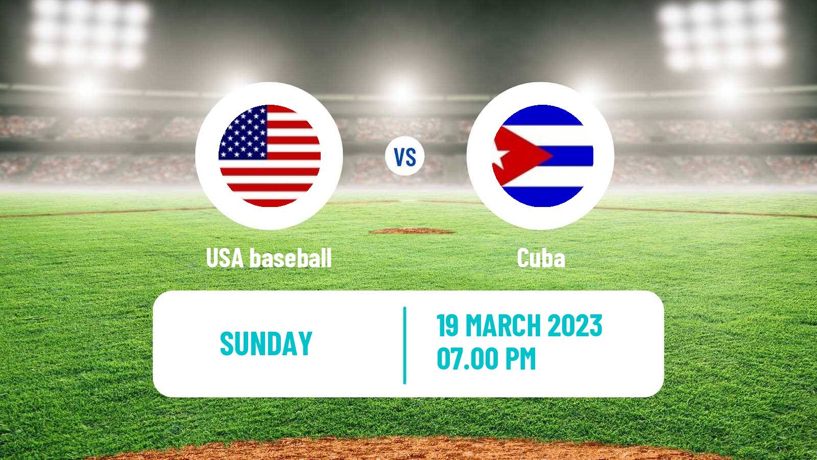 Baseball World Baseball Classic USA - Cuba