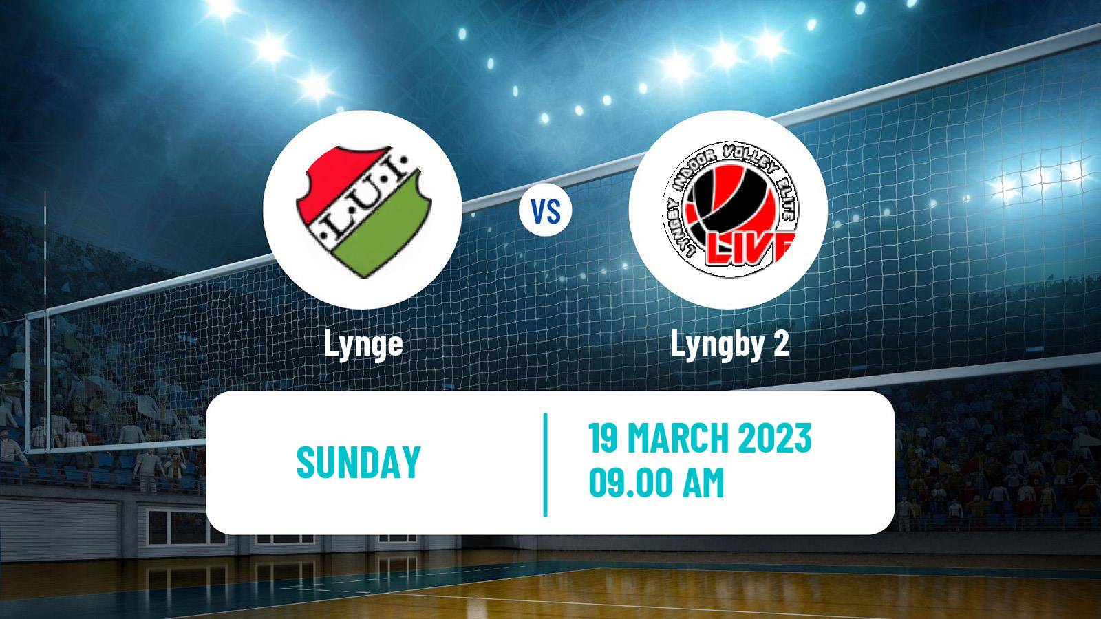 Volleyball Danish 1 Division East Volleyball Women Lynge - Lyngby 2
