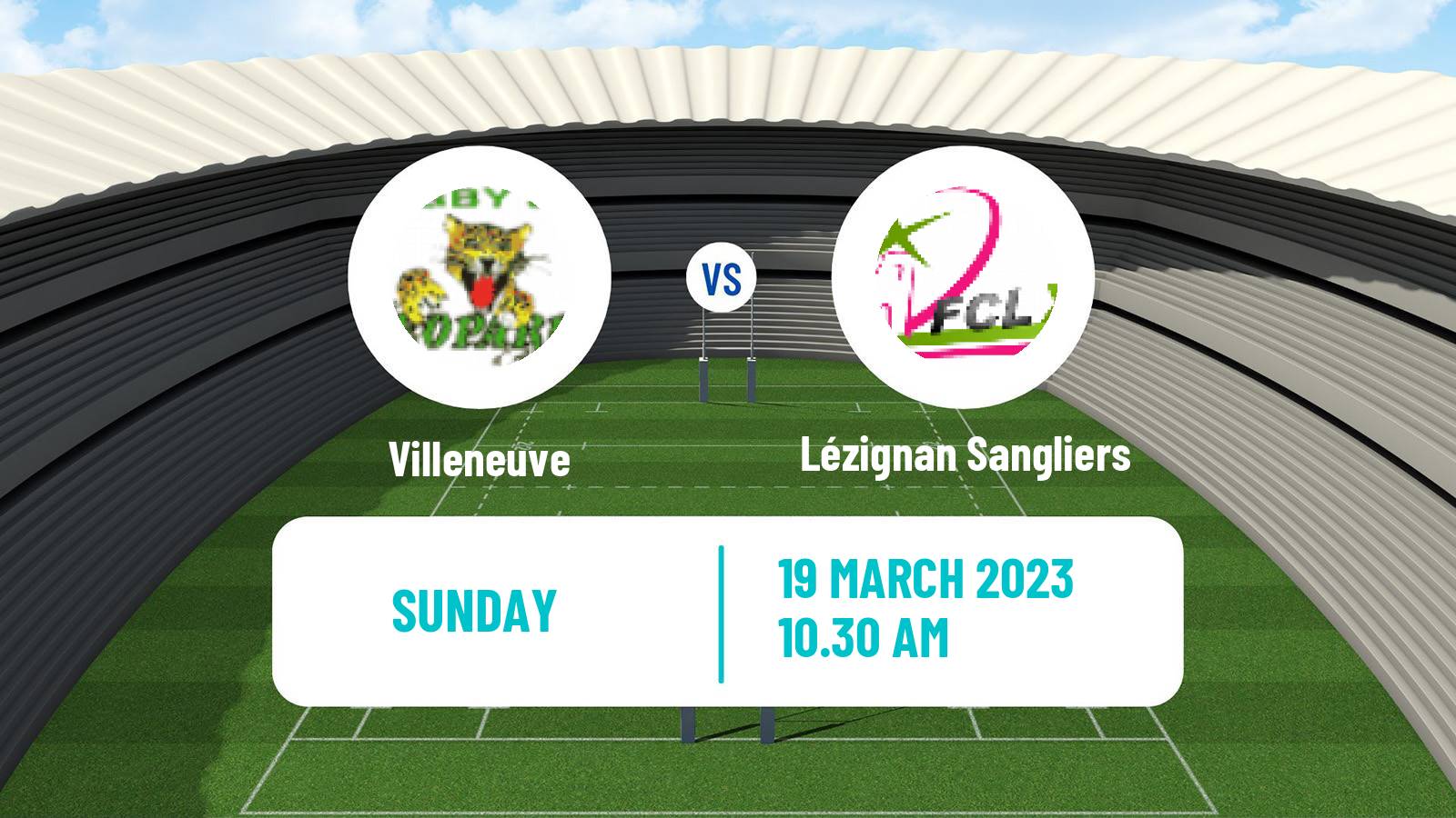Rugby league French Elite 1 Rugby League Villeneuve - Lézignan Sangliers
