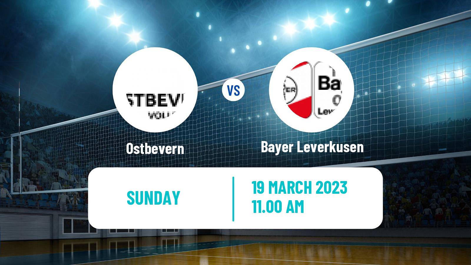 Volleyball German 2 Bundesliga North Volleyball Women Ostbevern - Bayer Leverkusen