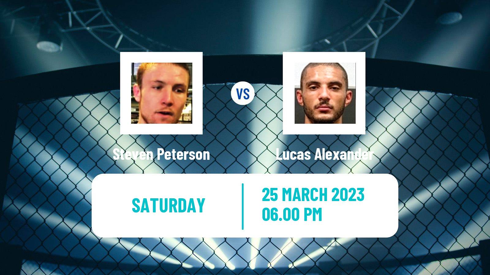 MMA MMA Steven Peterson - Lucas Alexander