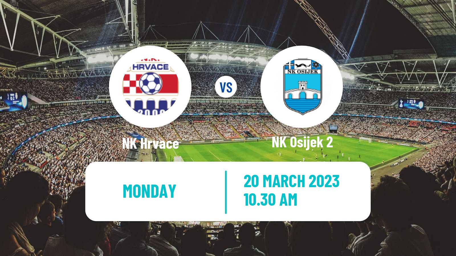 Soccer Croatian Druga NL Hrvace - Osijek 2