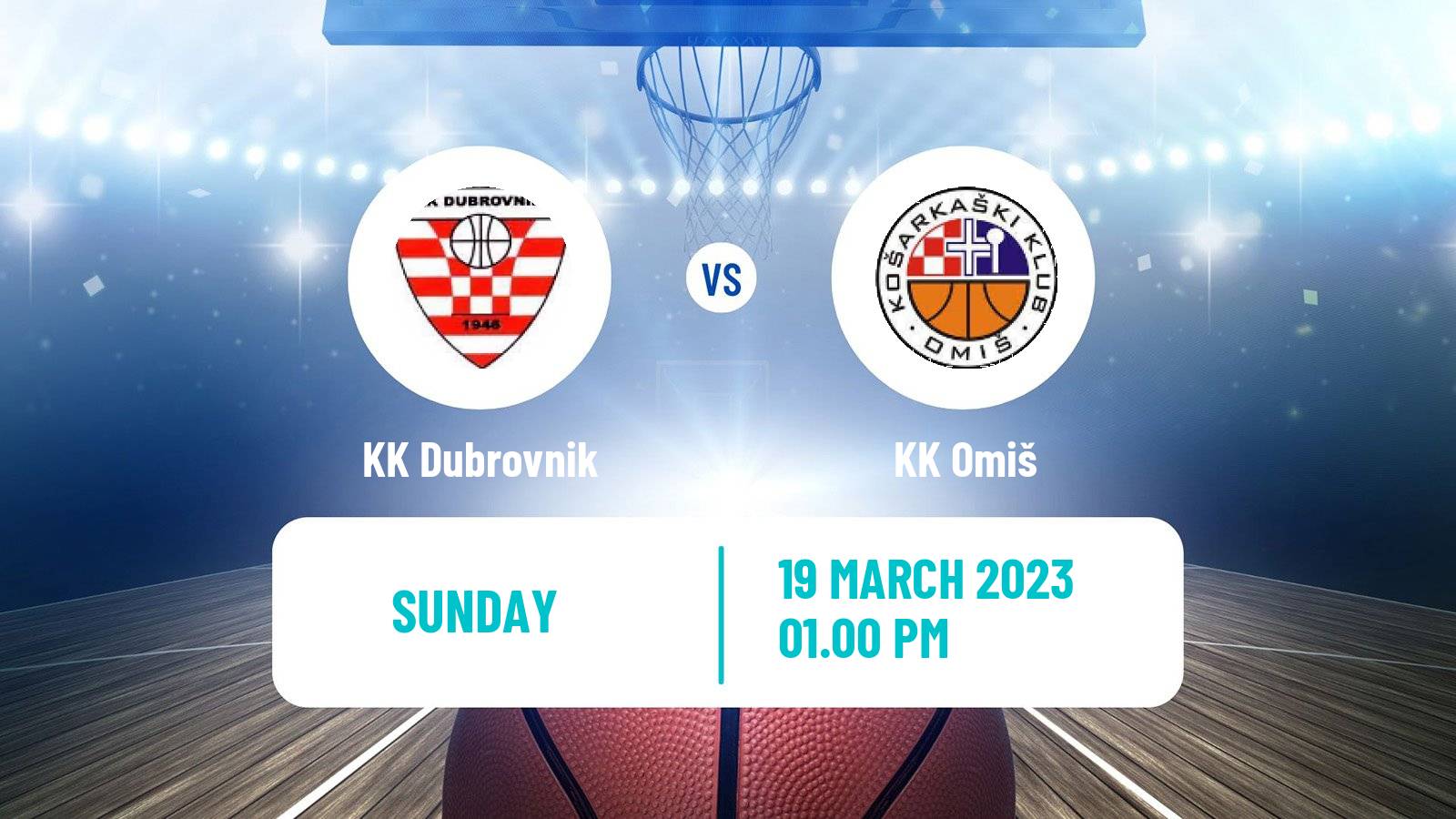 Basketball Croatian Prva Liga Basketball Dubrovnik - Omiš