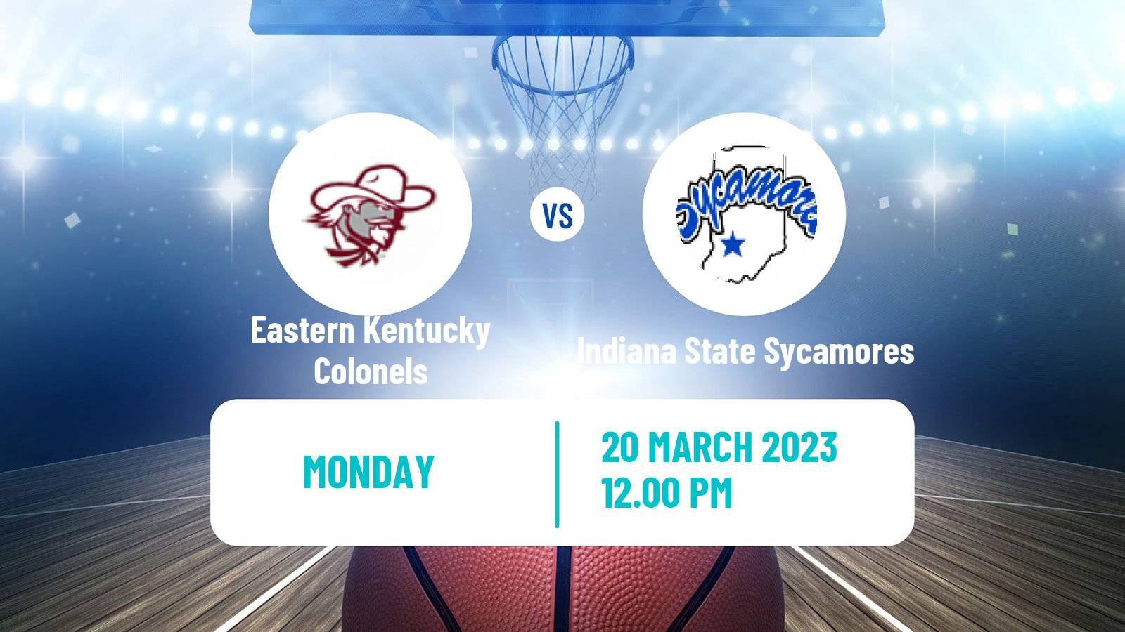 Basketball CBI Eastern Kentucky Colonels - Indiana State Sycamores
