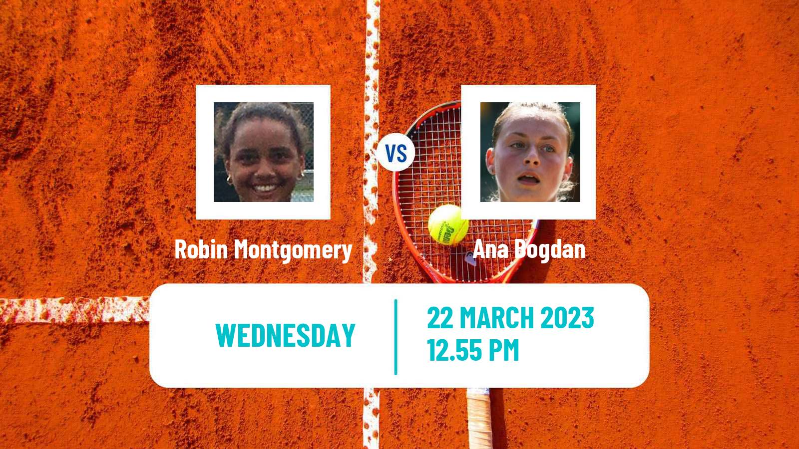 Tennis WTA Miami Robin Montgomery - Ana Bogdan
