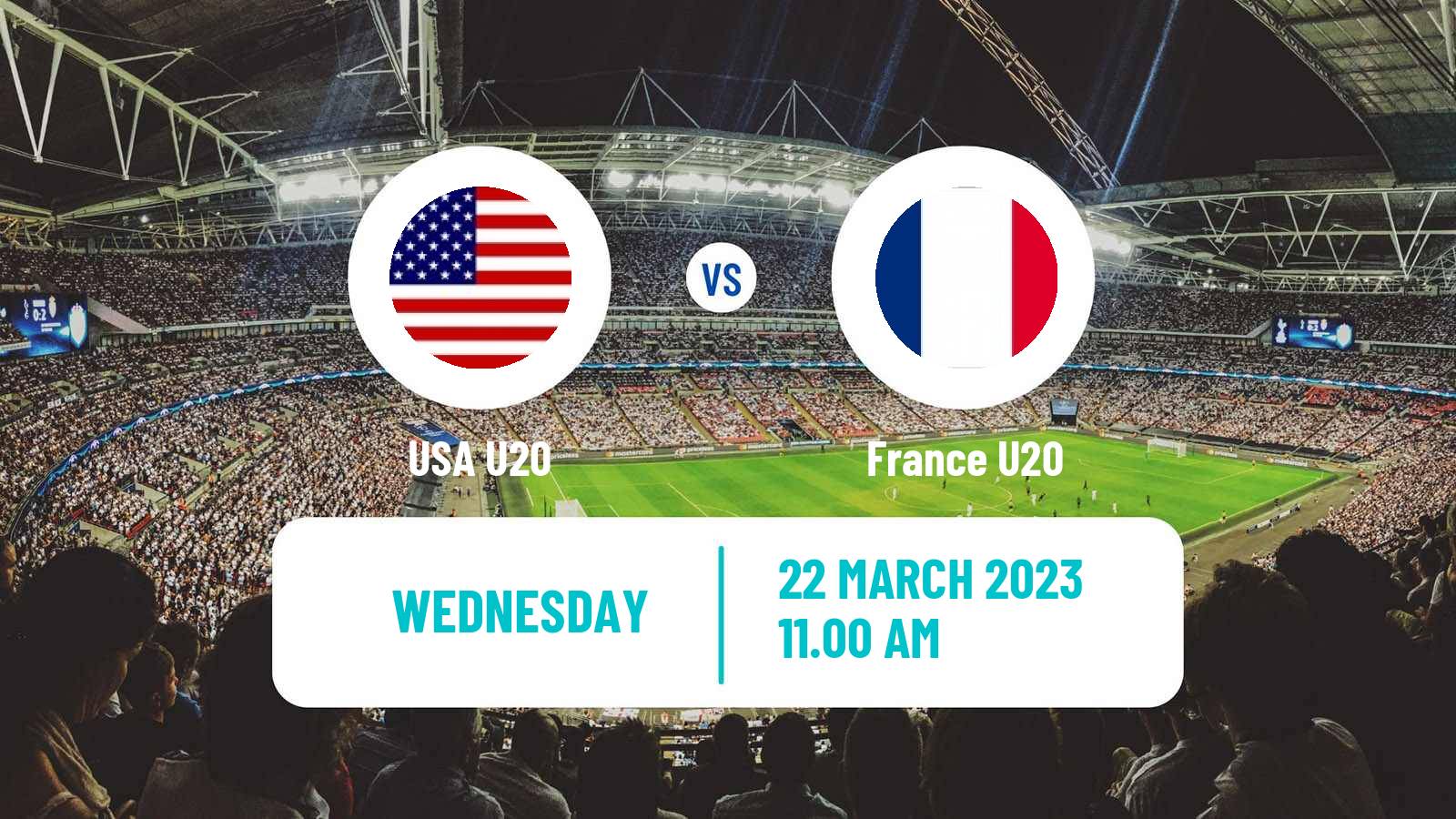 Soccer Friendly USA U20 - France U20