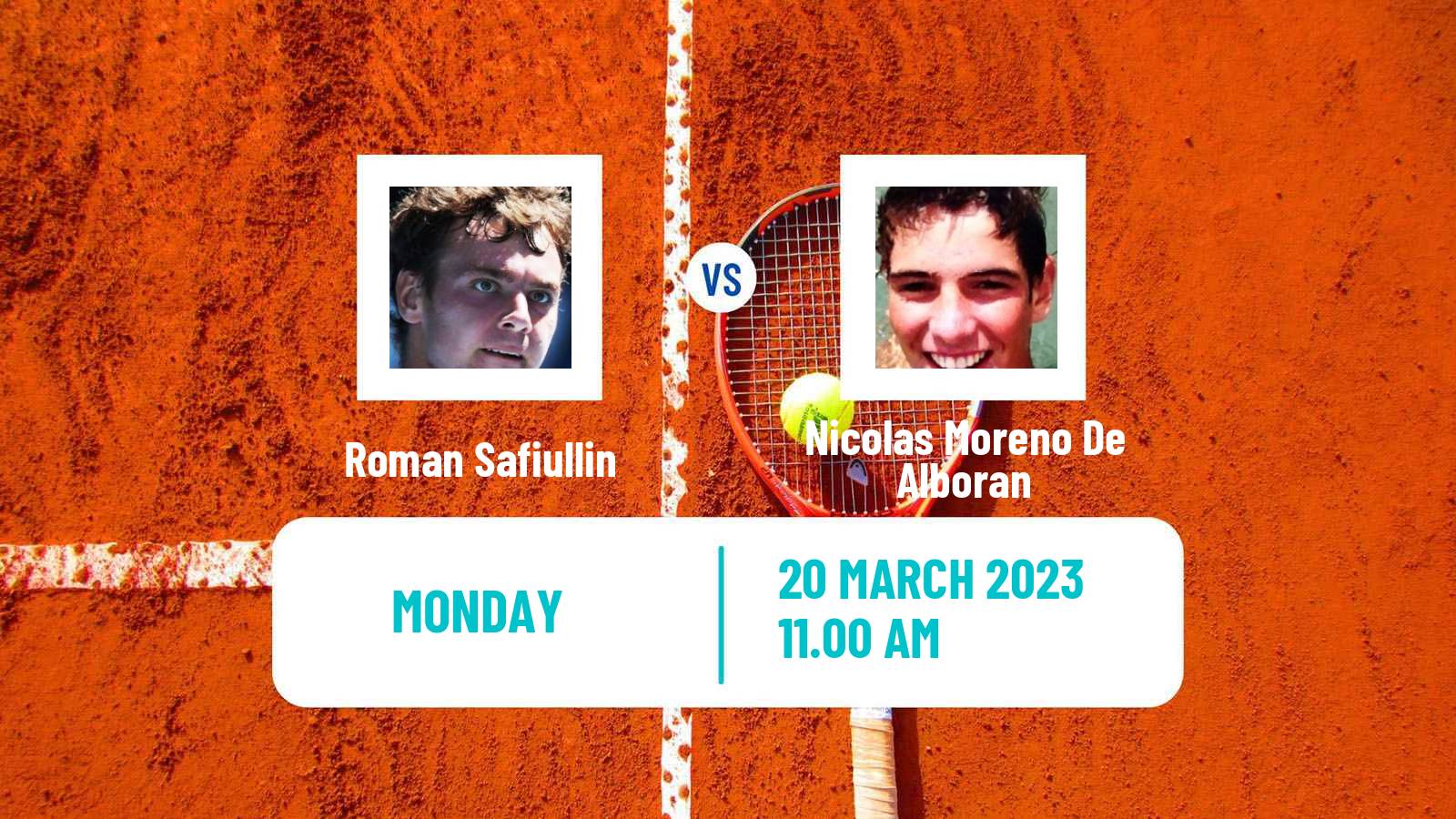 Tennis ATP Miami Roman Safiullin - Nicolas Moreno De Alboran