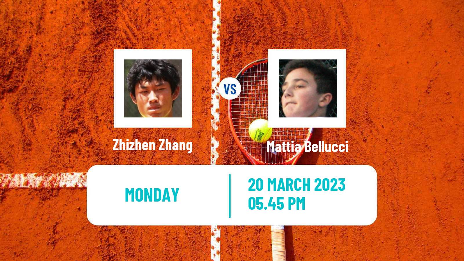 Tennis ATP Miami Zhizhen Zhang - Mattia Bellucci