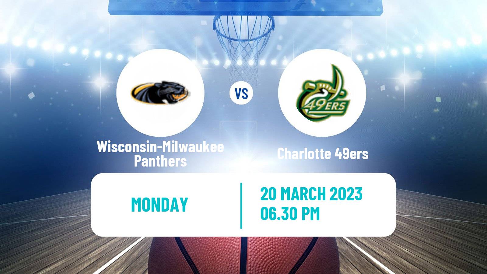 Basketball CBI Wisconsin-Milwaukee Panthers - Charlotte 49ers