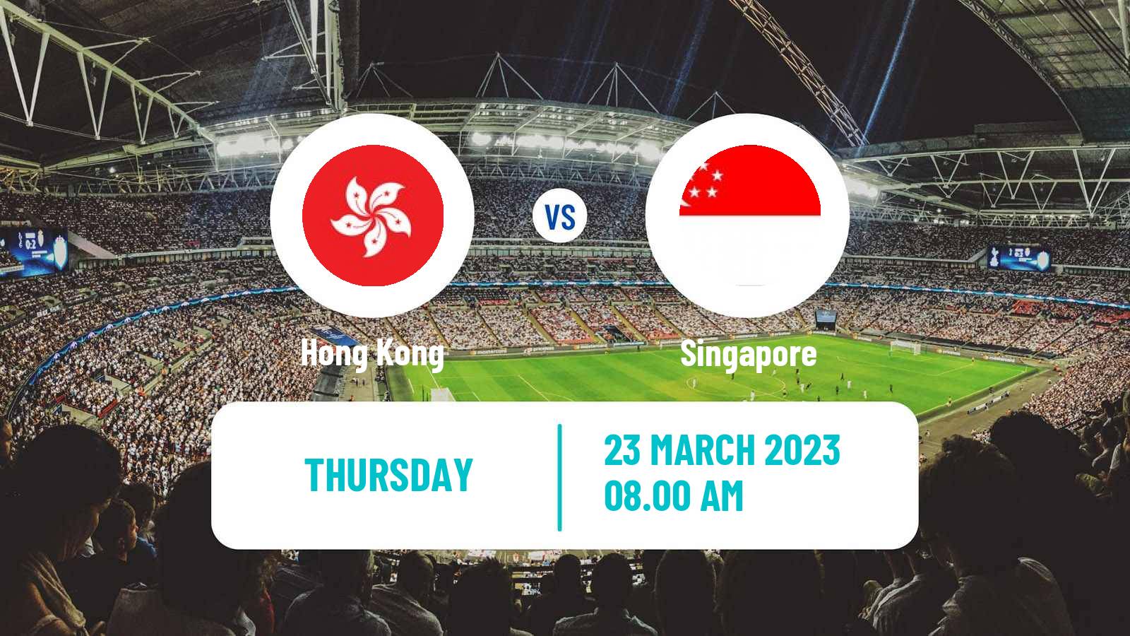 Soccer Friendly Hong Kong - Singapore