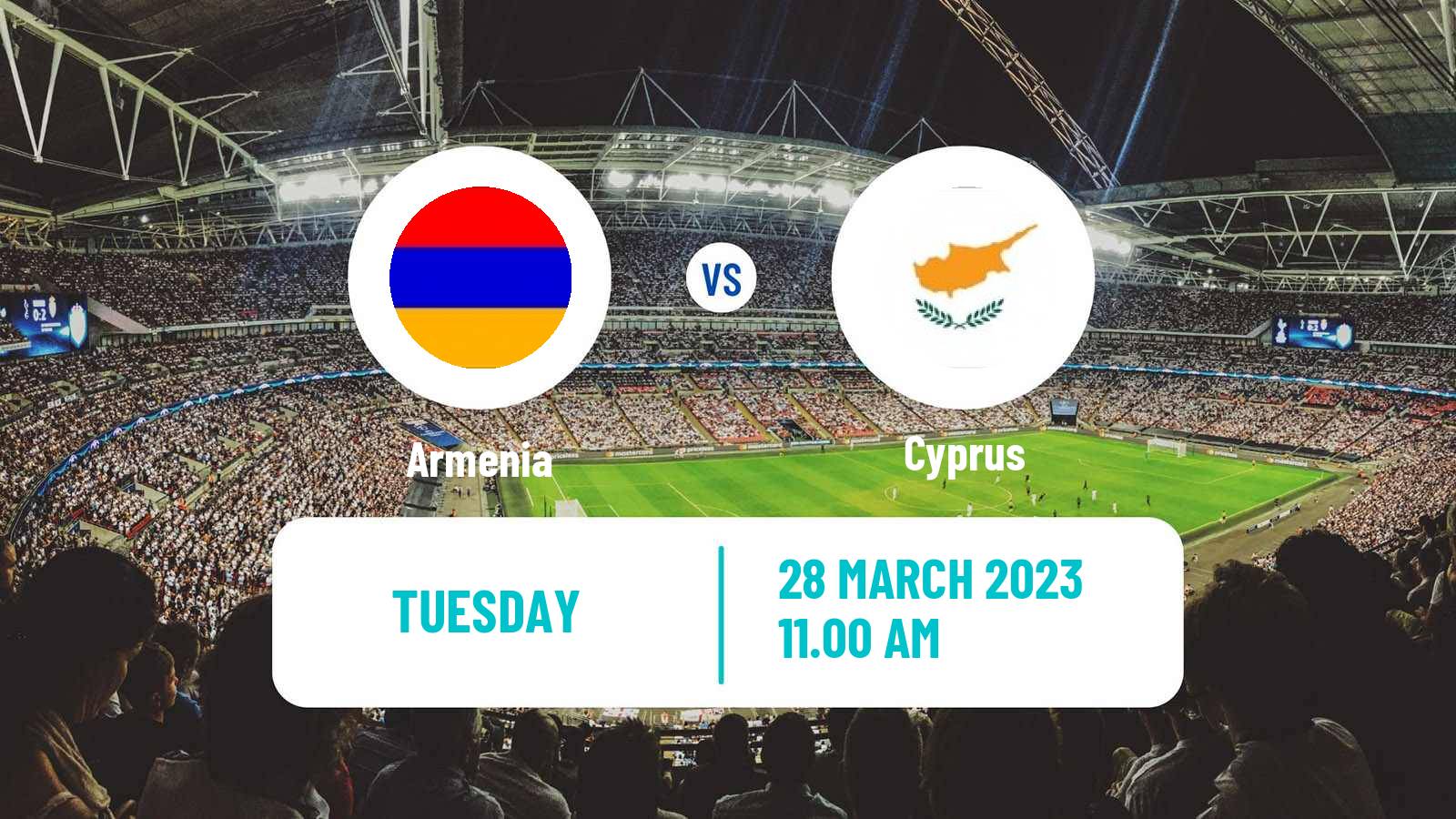 Soccer Friendly Armenia - Cyprus