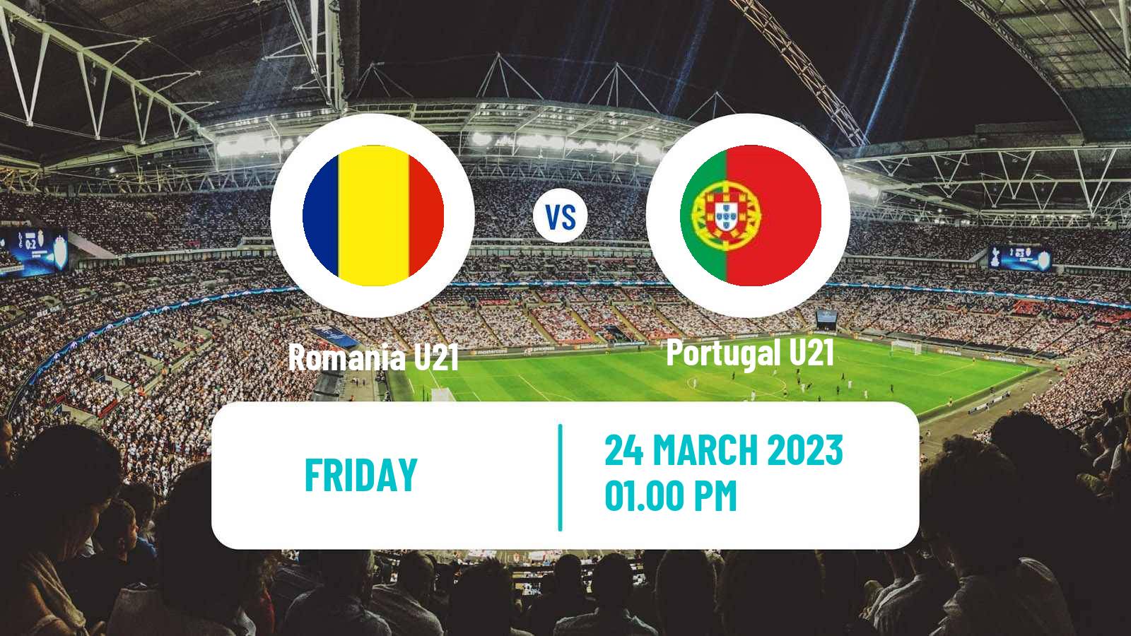 Soccer Friendly Romania U21 - Portugal U21