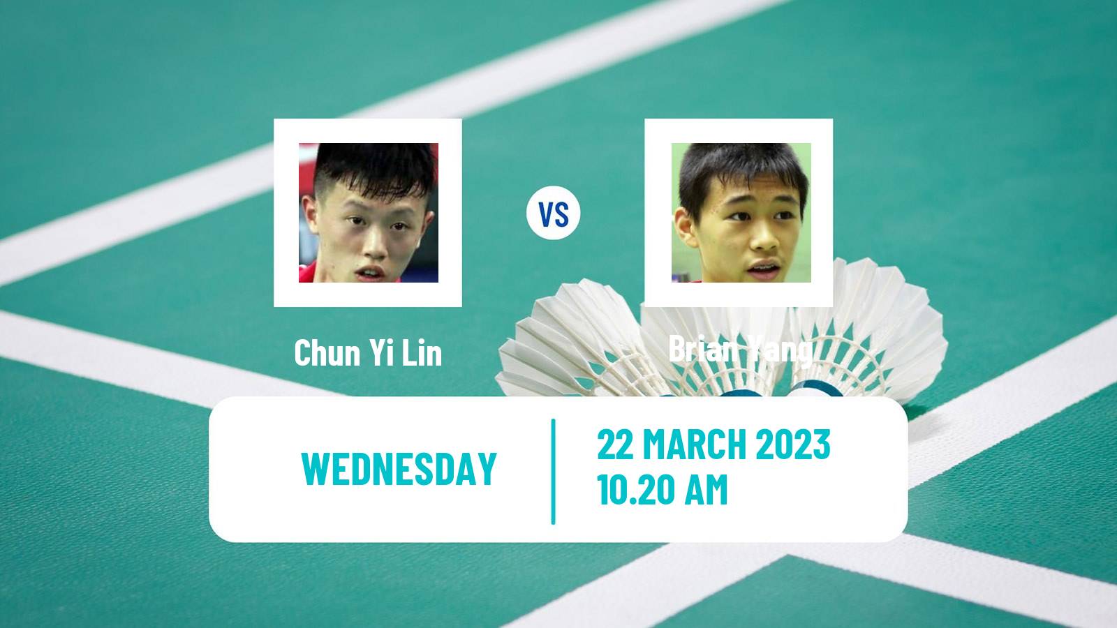 Badminton Badminton Chun Yi Lin - Brian Yang