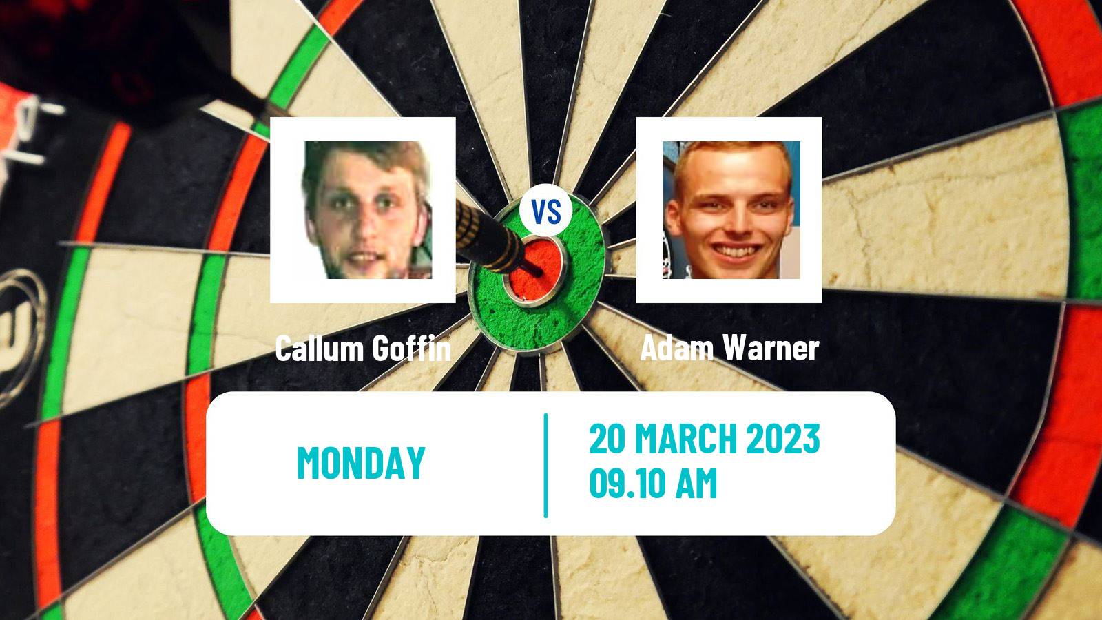 Darts Darts Callum Goffin - Adam Warner