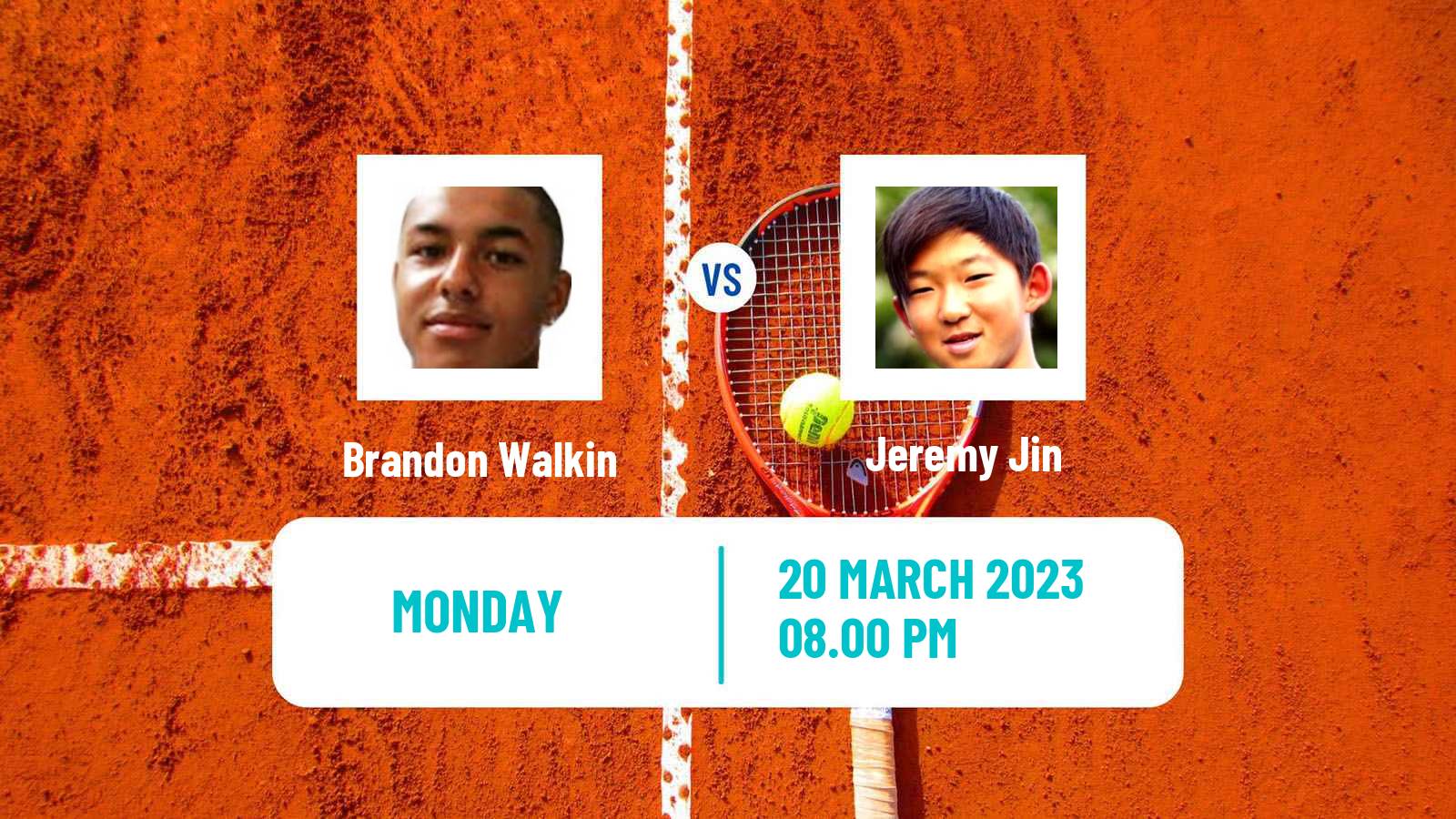 Tennis ITF Tournaments Brandon Walkin - Jeremy Jin