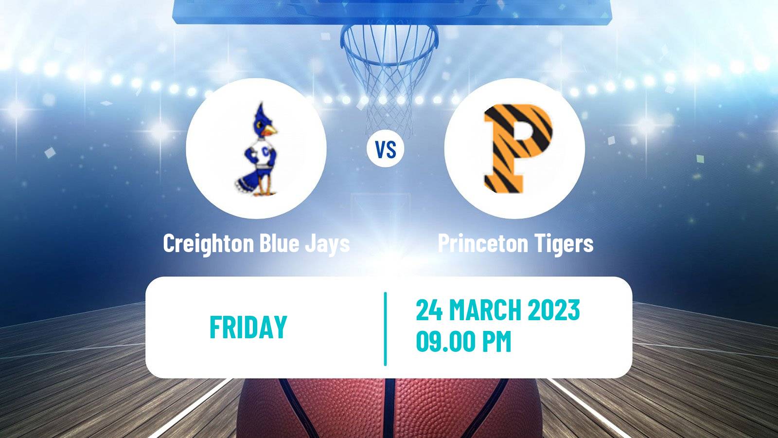 Basketball NCAA College Basketball Creighton Blue Jays - Princeton Tigers