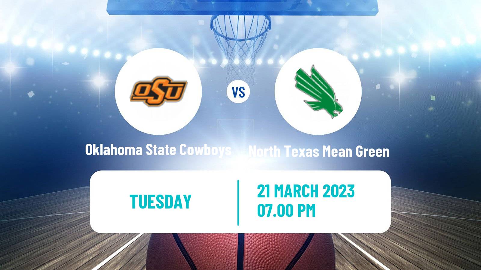 Basketball NIT Oklahoma State Cowboys - North Texas Mean Green