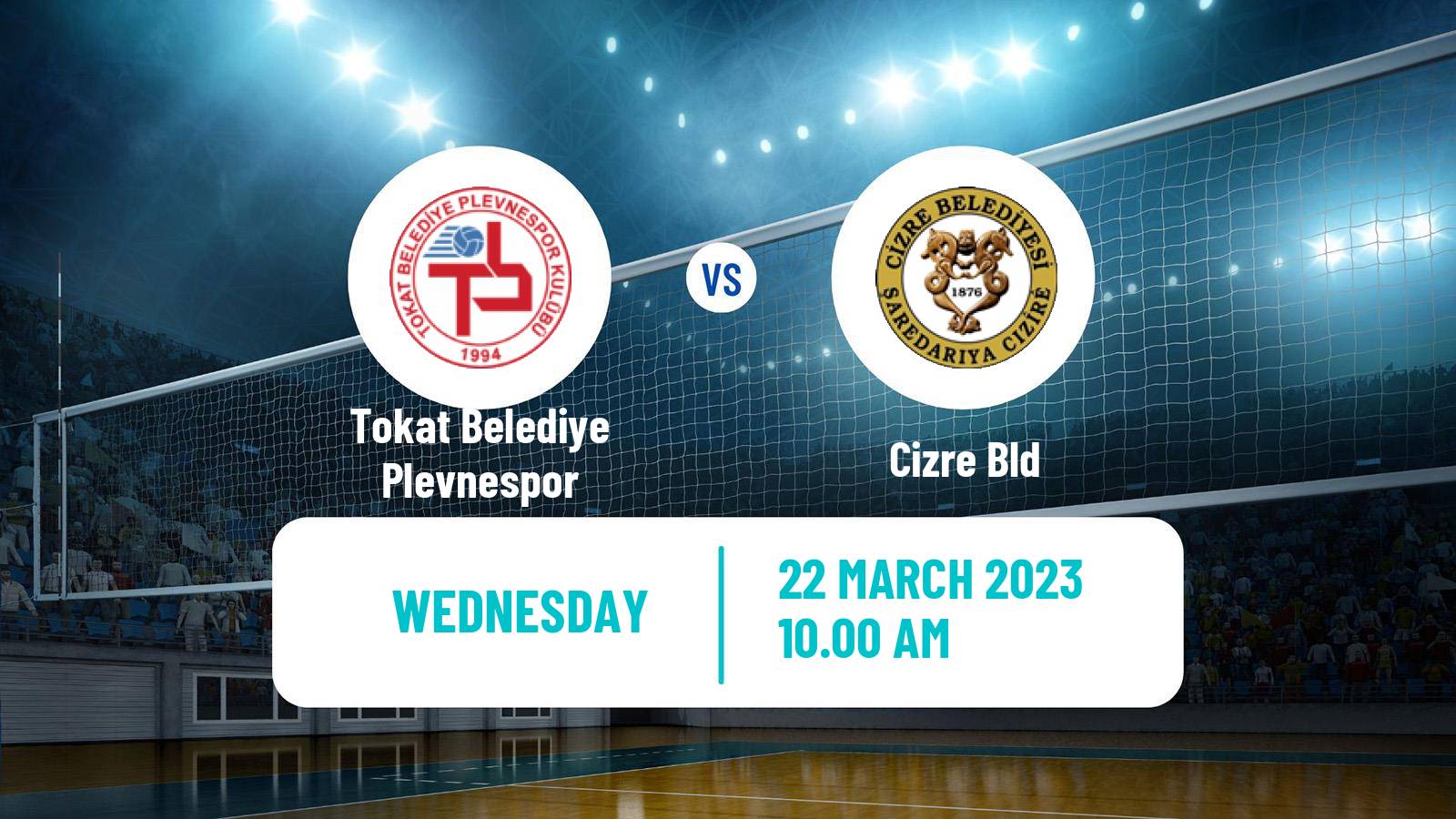 Volleyball Turkish Efeler Ligi Volleyball Tokat Belediye Plevnespor - Cizre Bld