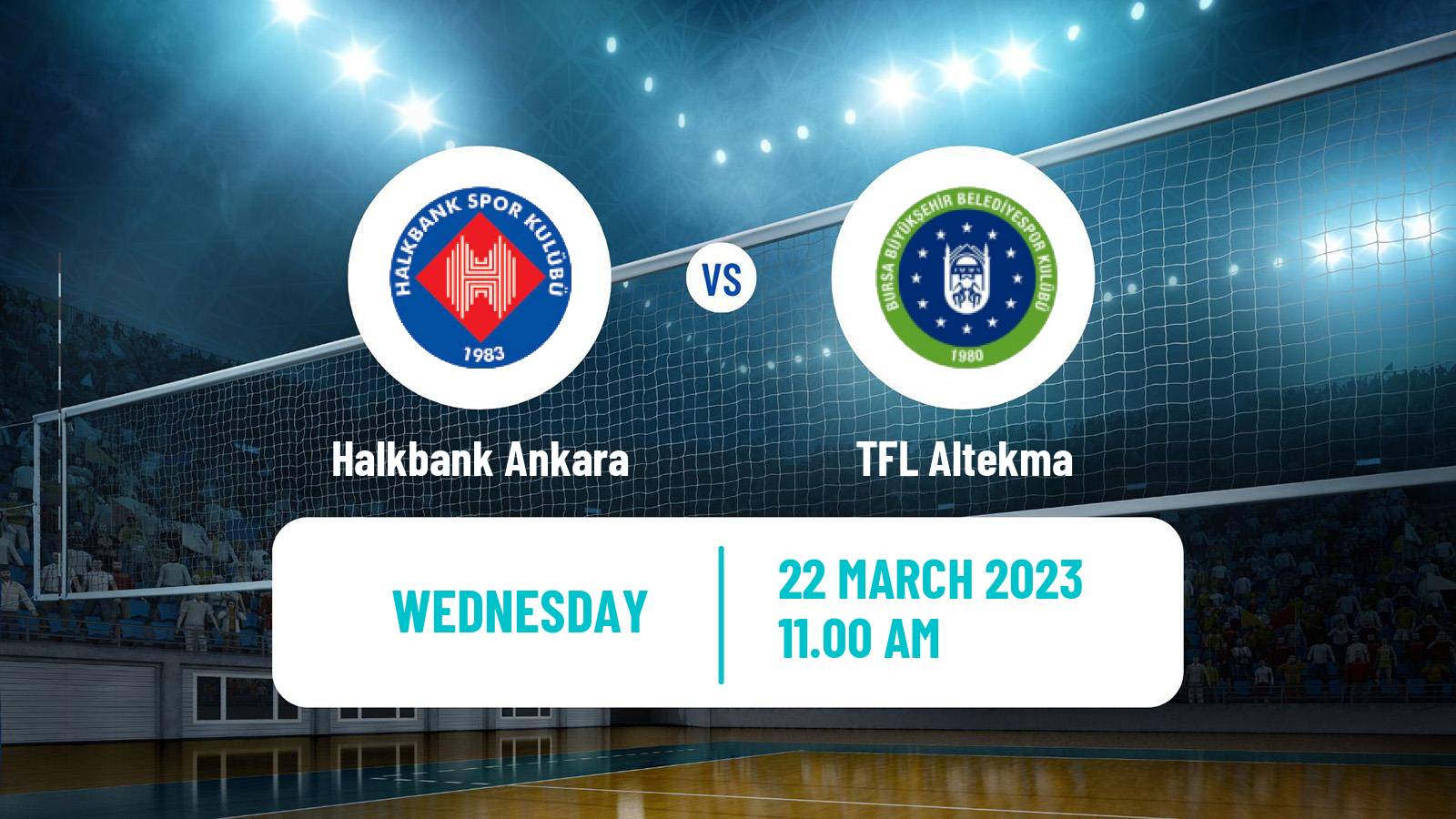 Volleyball Turkish Efeler Ligi Volleyball Halkbank Ankara - TFL Altekma