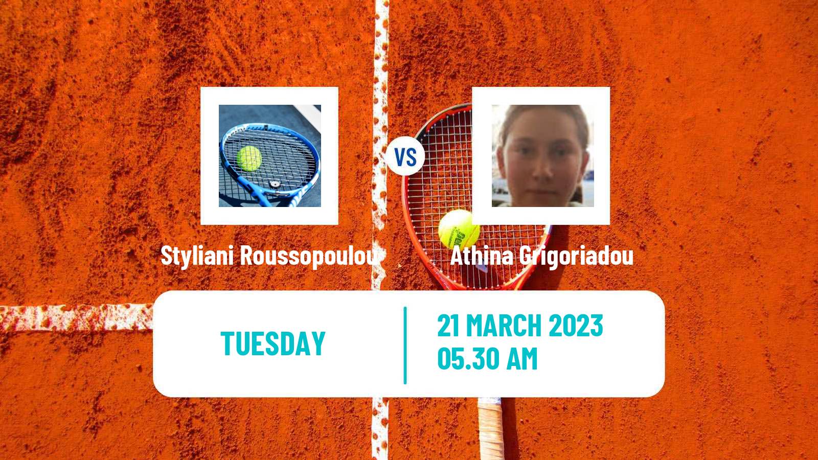 Tennis ITF Tournaments Styliani Roussopoulou - Athina Grigoriadou