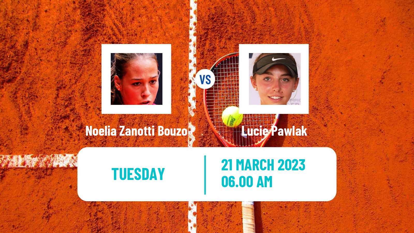 Tennis ITF Tournaments Noelia Zanotti Bouzo - Lucie Pawlak