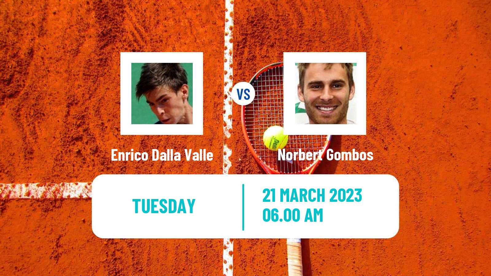 Tennis ATP Challenger Enrico Dalla Valle - Norbert Gombos