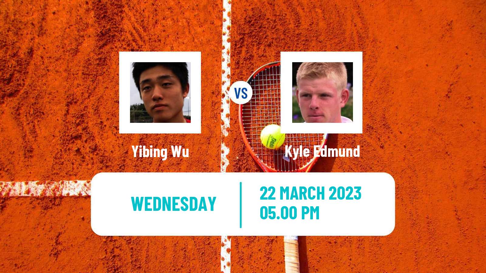 Tennis ATP Miami Yibing Wu - Kyle Edmund