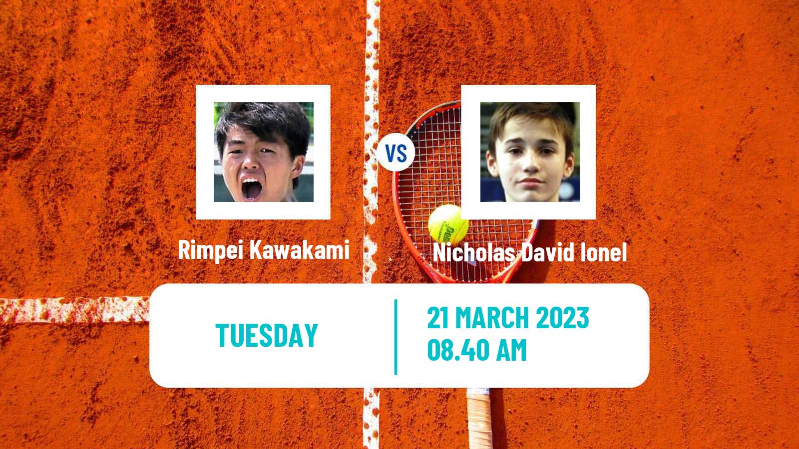 Tennis ATP Challenger Rimpei Kawakami - Nicholas David Ionel