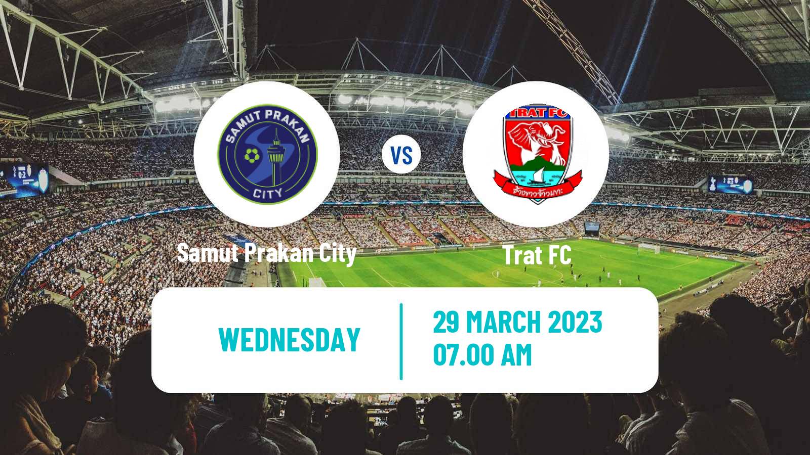 Soccer Thai League 2 Samut Prakan City - Trat