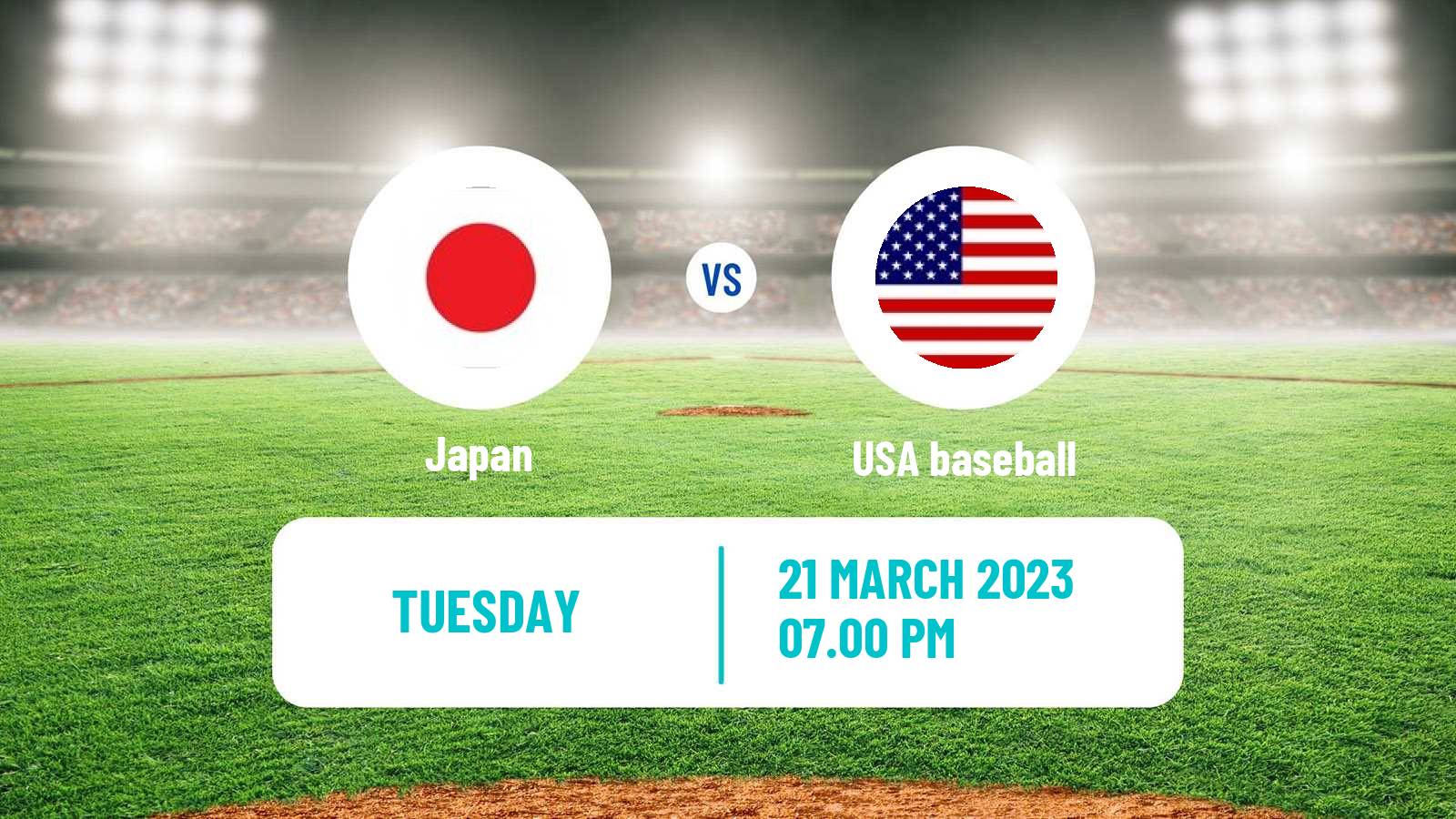 Baseball World Baseball Classic Japan - USA