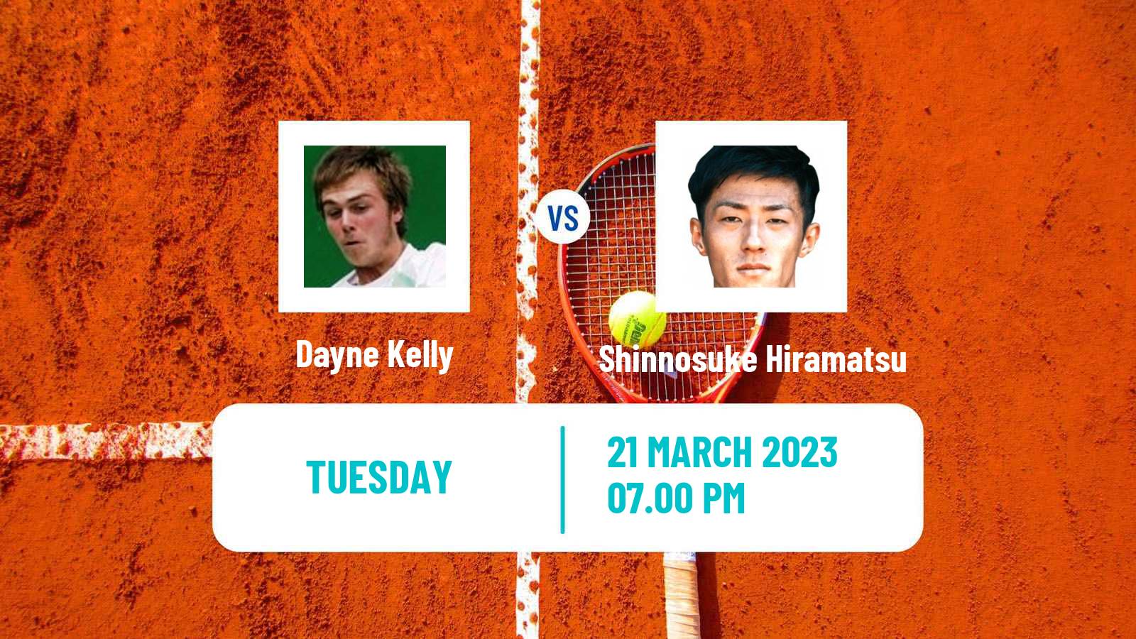 Tennis ITF Tournaments Dayne Kelly - Shinnosuke Hiramatsu