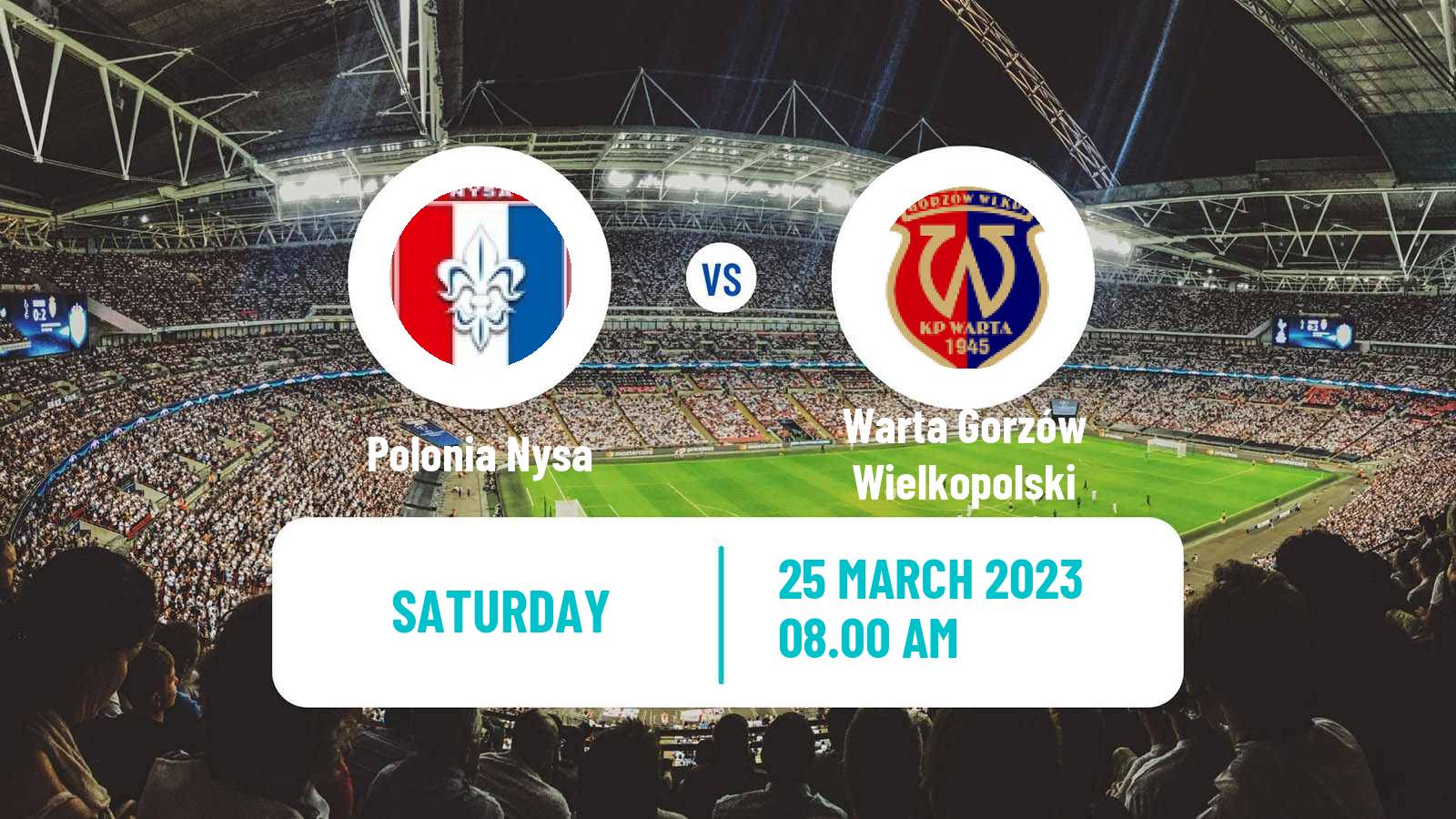 Soccer Polish Division 3 - Group III Polonia Nysa - Warta Gorzów Wielkopolski