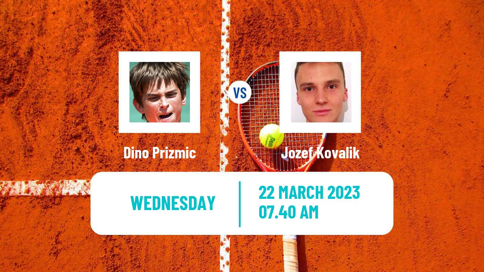 Tennis ATP Challenger Dino Prizmic - Jozef Kovalik