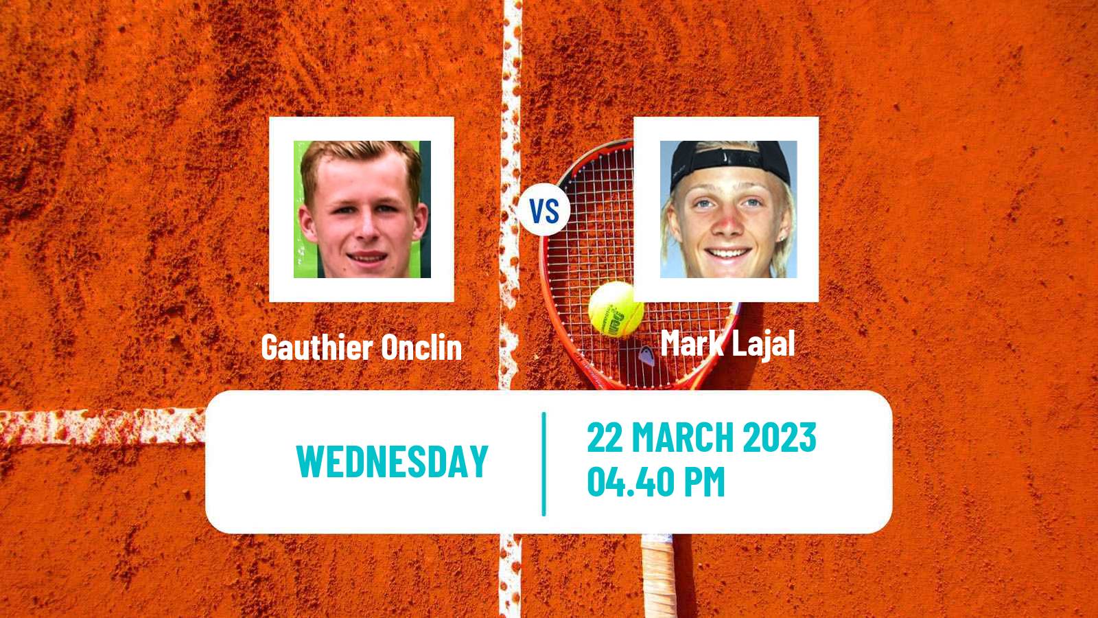 Tennis ATP Challenger Gauthier Onclin - Mark Lajal