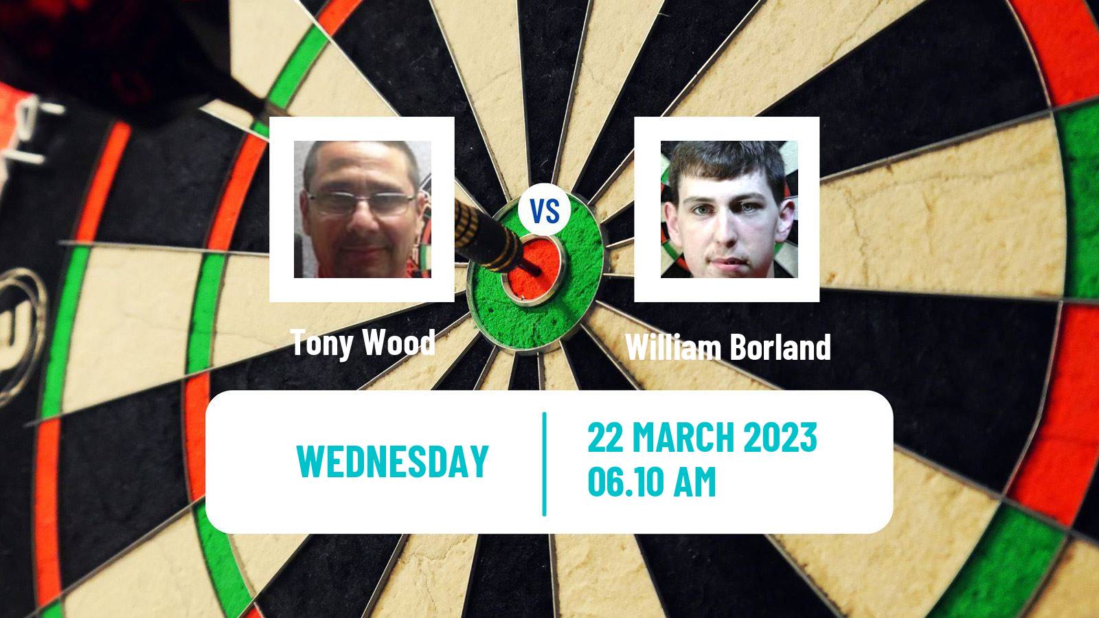 Darts Darts Tony Wood - William Borland