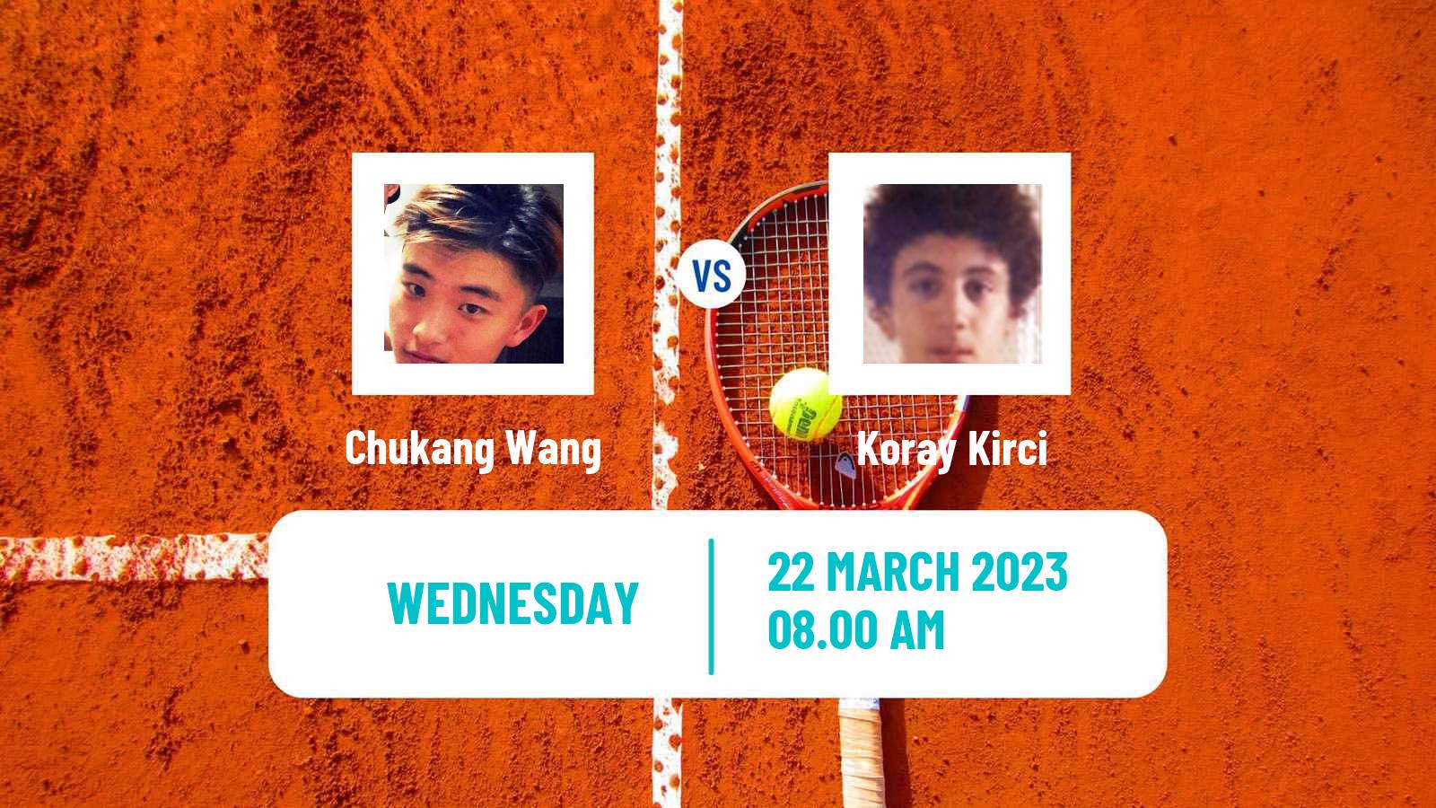 Tennis ITF Tournaments Chukang Wang - Koray Kirci