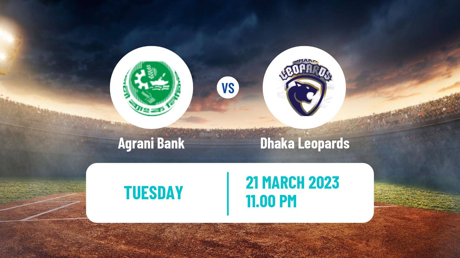 Cricket Bangladesh Dhaka Premier League Agrani Bank - Dhaka Leopards