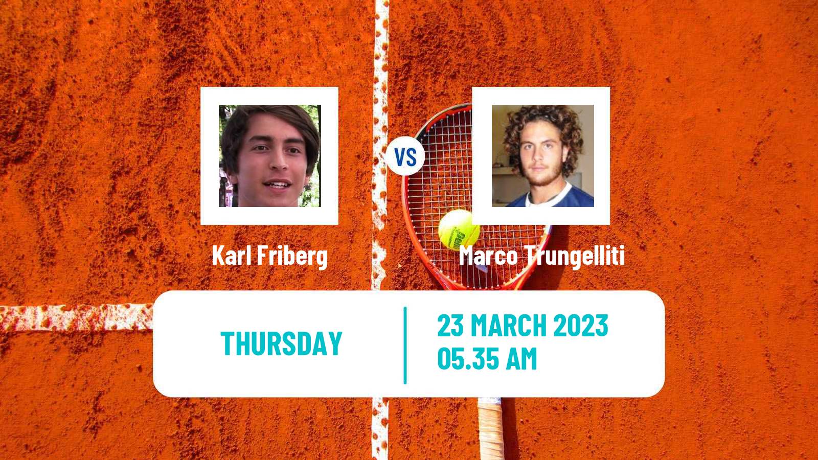 Tennis ATP Challenger Karl Friberg - Marco Trungelliti