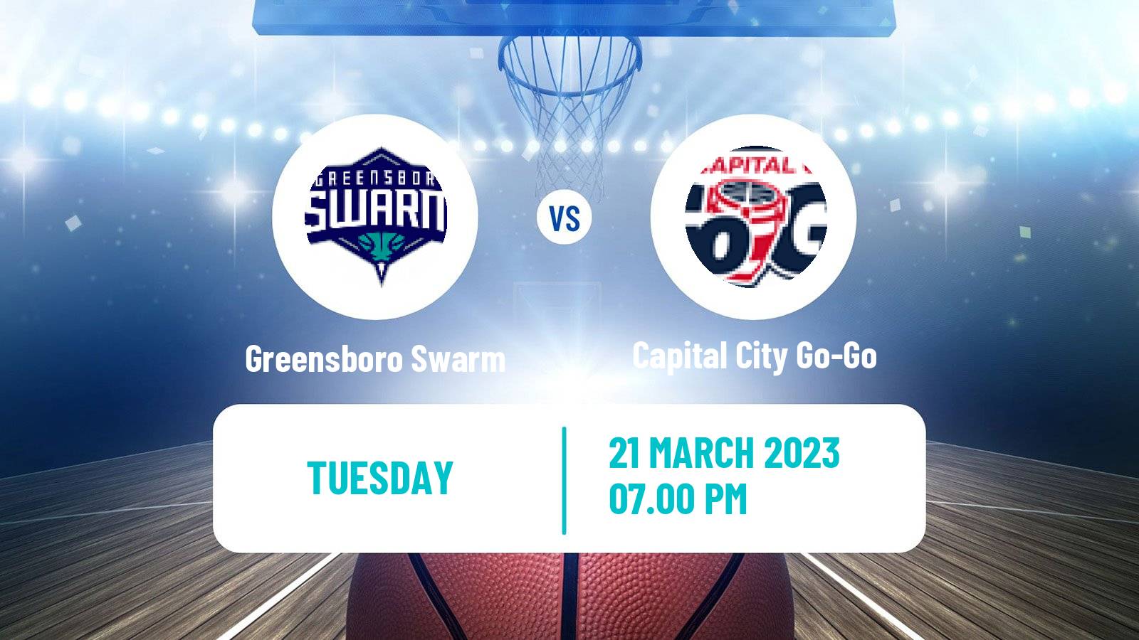 Basketball NBA G-League Greensboro Swarm - Capital City Go-Go
