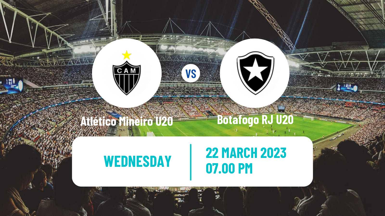 Soccer Brasileiro U20 Atlético Mineiro U20 - Botafogo RJ U20