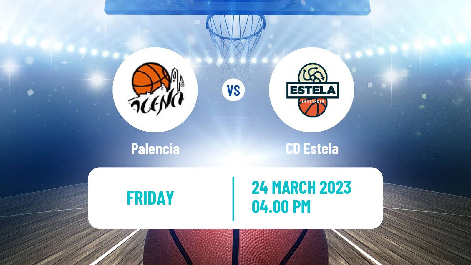 Basketball Spanish LEB Oro Palencia - Estela