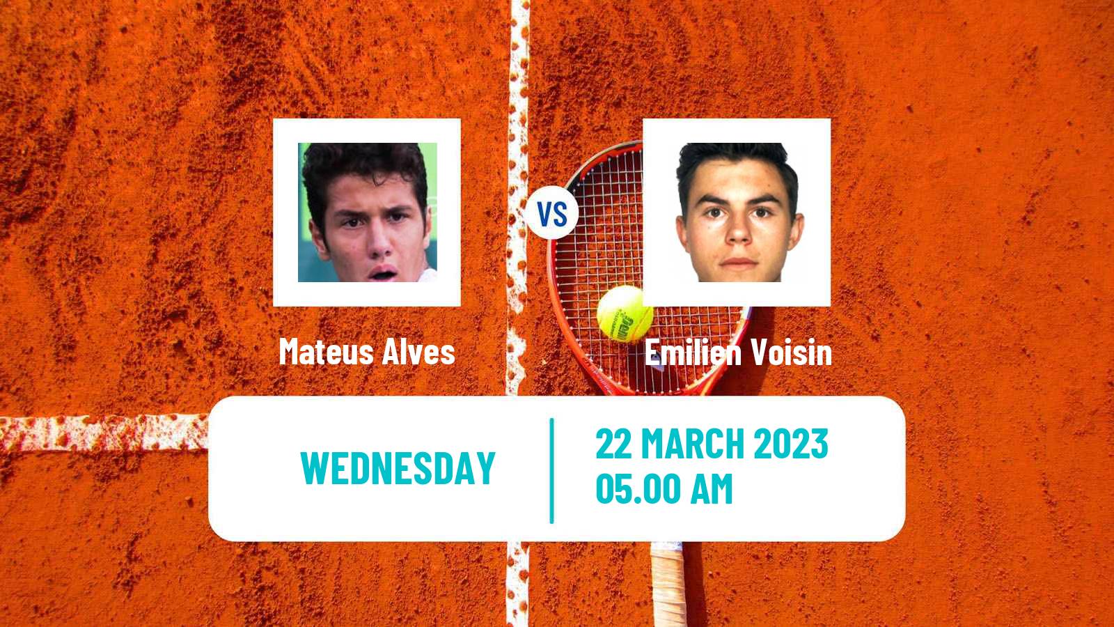 Tennis ITF Tournaments Mateus Alves - Emilien Voisin