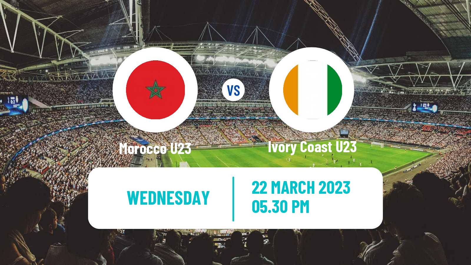 Soccer Friendly Morocco U23 - Ivory Coast U23