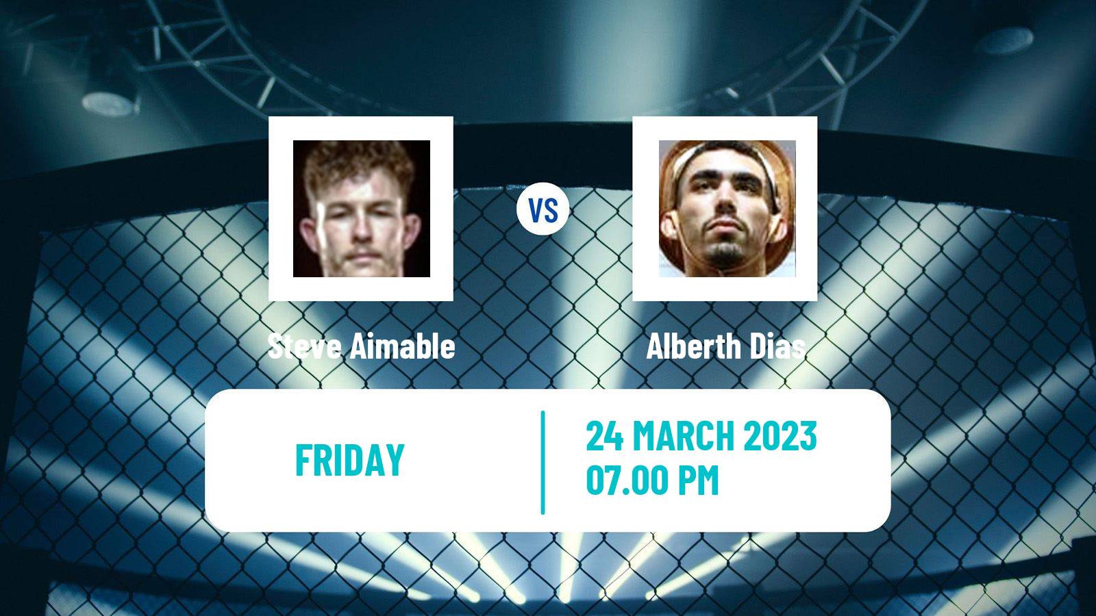 MMA MMA Steve Aimable - Alberth Dias