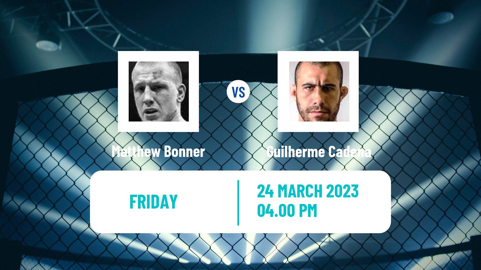 MMA MMA Matthew Bonner - Guilherme Cadena