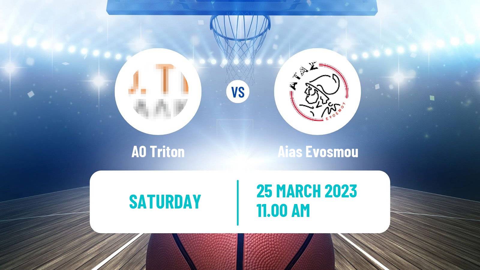 Basketball Greek Elite League Basketball Triton - Aias Evosmou