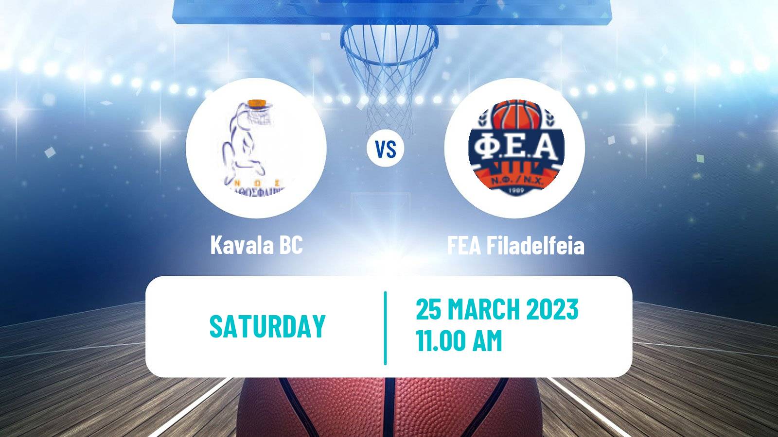 Basketball Greek Elite League Basketball Kavala - FEA Filadelfeia