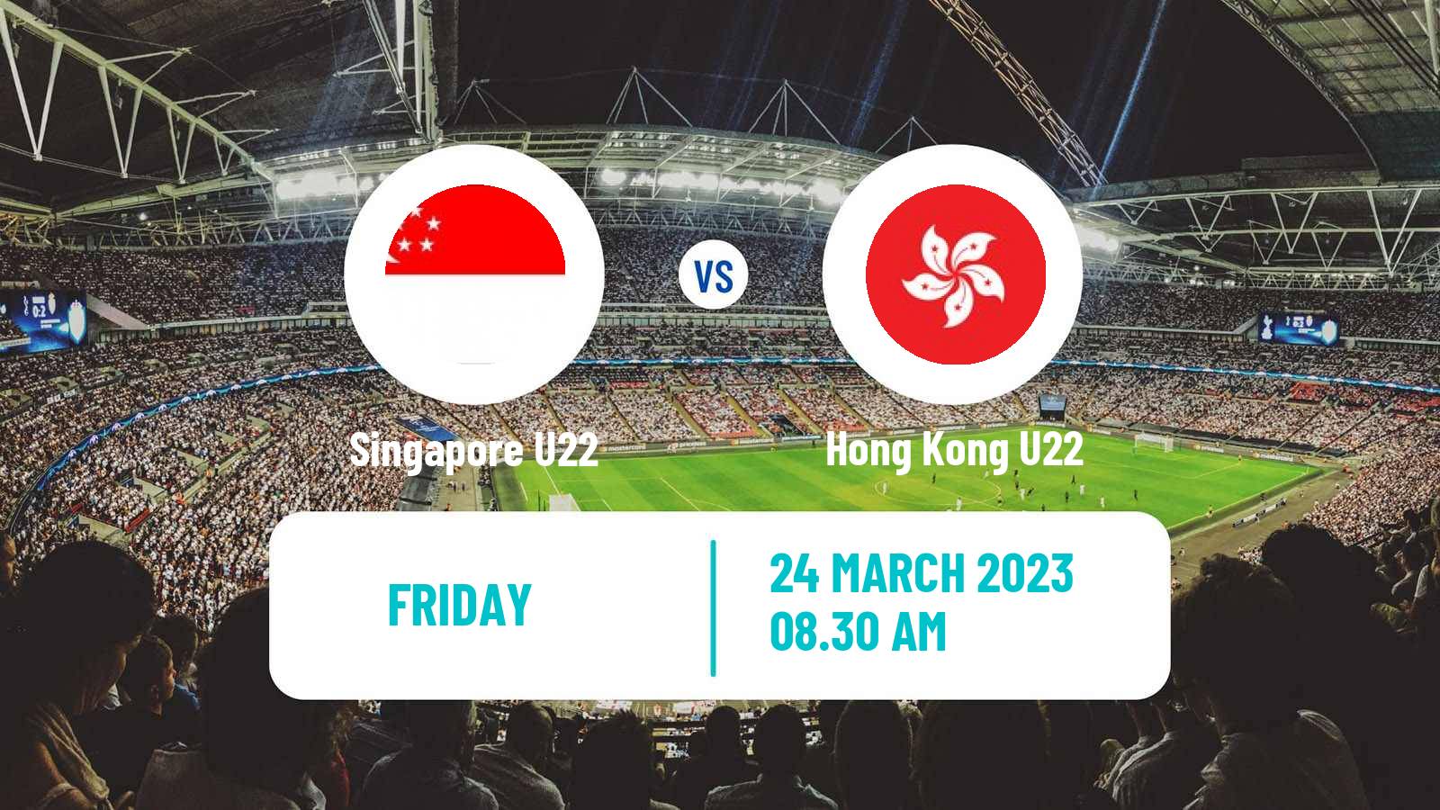Soccer Friendly Singapore U22 - Hong Kong U22
